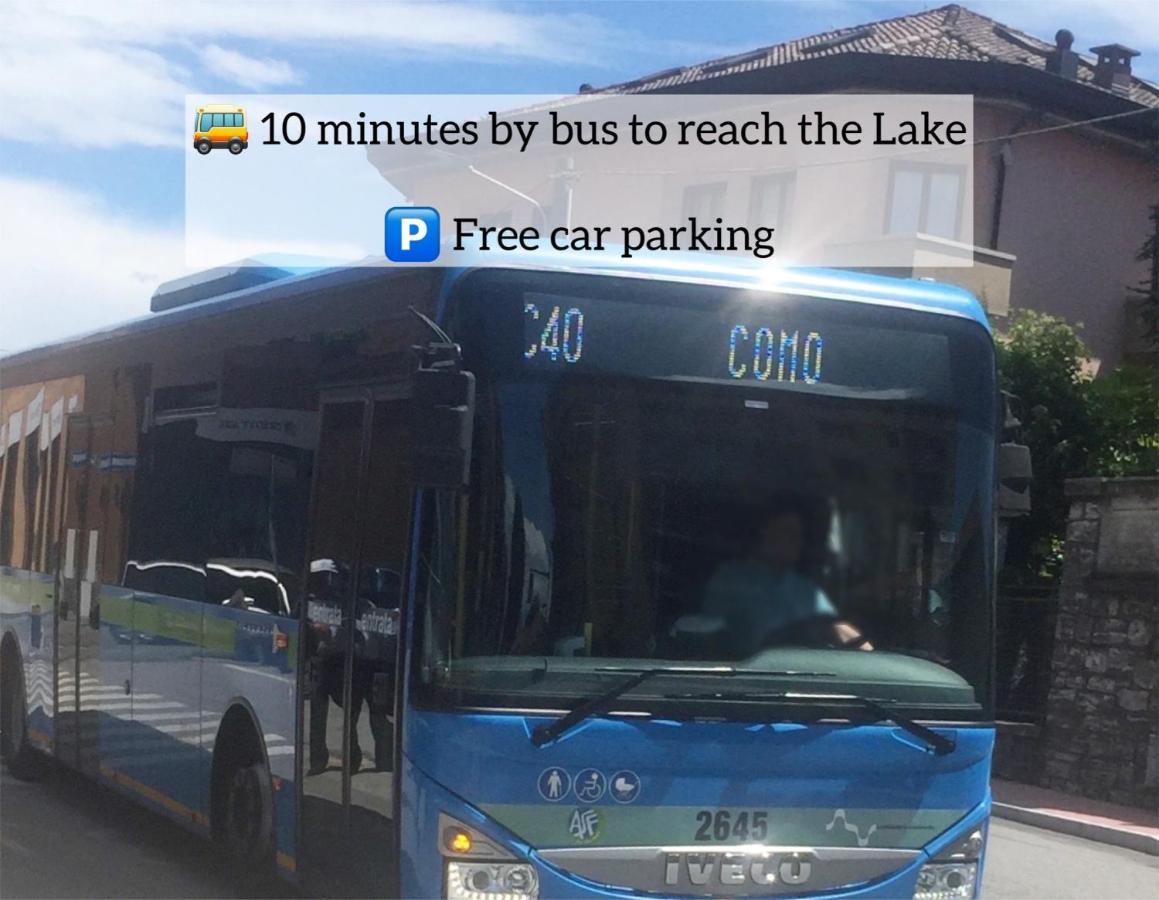 B&B La Corte And Home Restaurant - Free Parking - 10 Minutes To The Lake And Centre Комо Экстерьер фото